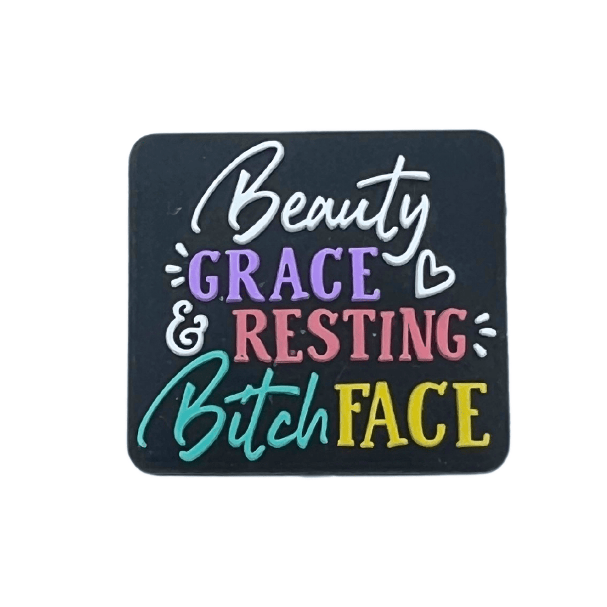 Beauty Grace & Resting Bitch Face Focal Bead