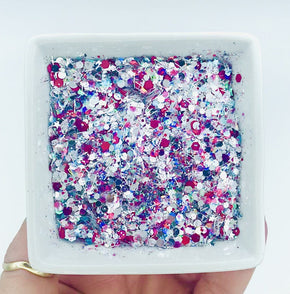 What’s Your Fantasy? is a custom chunky mix glitter