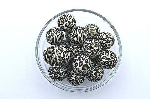 Ivory Leopard Silicone 20mm