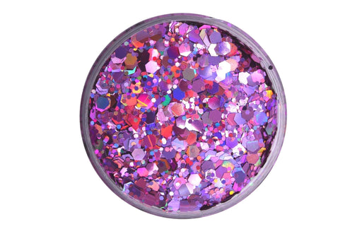 Princess Gem is a purple holographic glitter