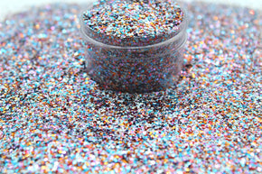 A multi color mix glitter
