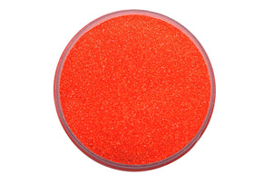An orange shimmer glitter not sparkly