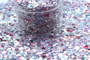 What’s Your Fantasy?  is a custom chunky mix glitter