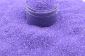 A purple ultra fine cut glitter